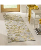 Safavieh Evoke EVK236 Grey and Gold 2'2" x 7' Runner Area Rug