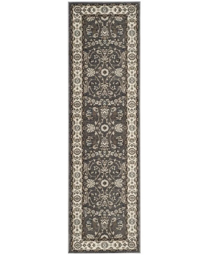 Safavieh Lyndhurst LNH340 Grey and Cream 2'3" x 8' Runner Area Rug