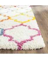 Safavieh Shag Kids SGK569 Ivory and Multi 5'3" x 7'6" Area Rug