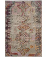 Safavieh Crystal CRS517 Light Gray and Purple 5' x 8' Area Rug