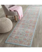 Safavieh Sevilla SEV812 Light Blue and Multi 2'1" x 8' Area Rug