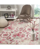 Safavieh Monaco MNC205 Ivory and Pink 5'1" x 7'7" Area Rug