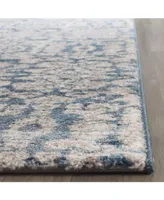 Safavieh Sofia SOF381 Blue and Beige 2'2" x 8' Runner Area Rug