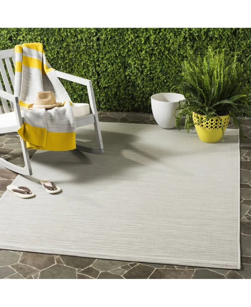 Safavieh Courtyard CY6576 Light Gray 5'3" x 7'7" Sisal Weave Outdoor Area Rug