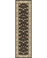 Safavieh Lyndhurst LNH316 Black and Ivory 2'3" x 8' Runner Area Rug