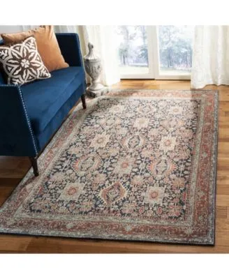 Safavieh Classic Vintage Clv224 Navy Rust Area Rug Collection