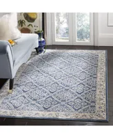 Safavieh Brentwood BNT863 Navy and Creme 5'3" x 7'6" Area Rug