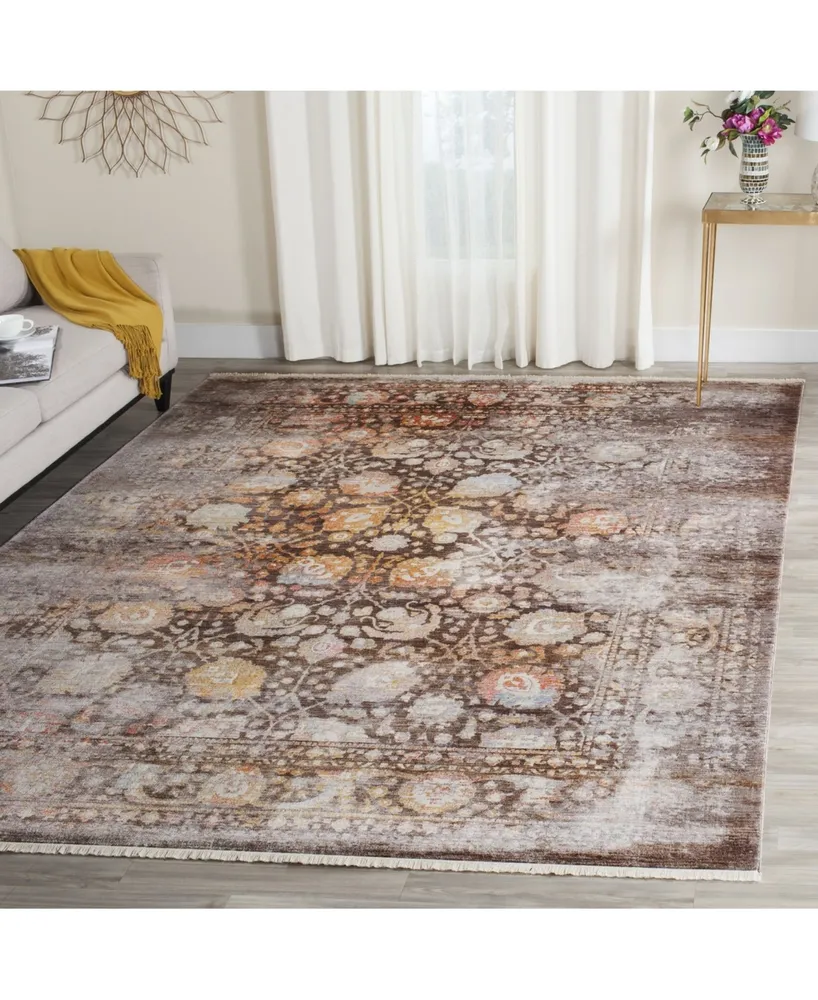 Safavieh Vintage Persian VTP410 Brown and Multi 8' x 10' Area Rug