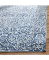 Safavieh Brentwood BNT860 Navy and Light Gray 5'3" x 7'6" Area Rug