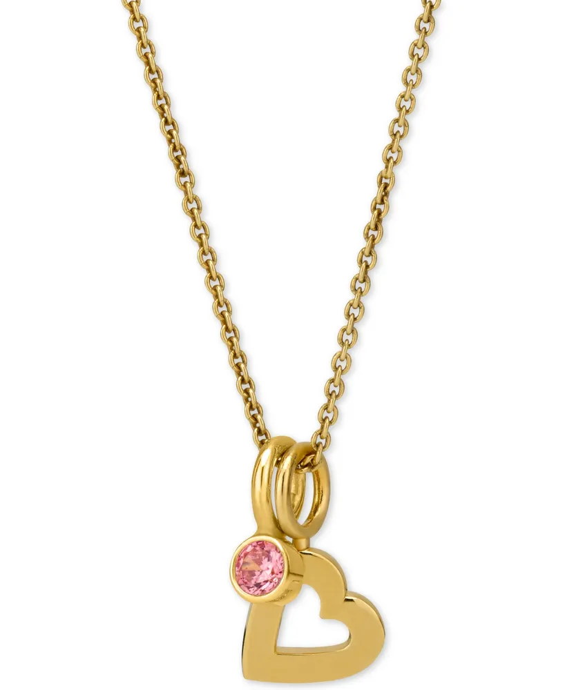 Love Count Layered Charm Pendant Necklace in 14k Gold-Plate Over Sterling Silver, 18"