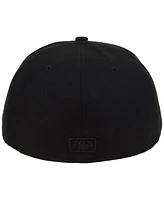 New Era Miami Marlins Triple Black Custom 59FIFTY Fitted Cap