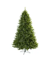 Nearly Natural 7.5' Majestic Multi-Pine Christmas Tree w/Clear Lights