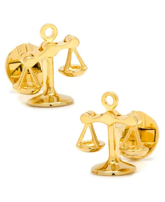 Moving Parts Scales of Justice Cufflinks