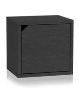 Way Basics Eco Stackable Connect Storage Cube with Door