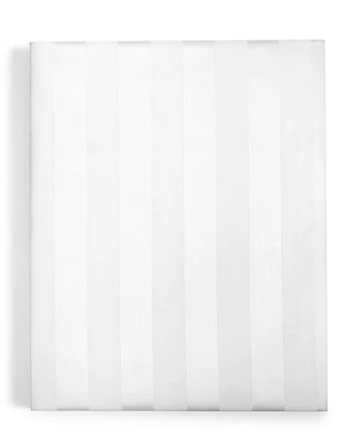 Charter Club 1.5" Stripe 550 Thread Count 100% Cotton 17" Fitted Sheet, Twin, Exclusively at Macy's