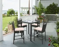 Tropez Outdoor Wicker Barstool