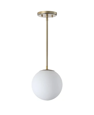Jonathan Y Bleecker Metal/Glass Globe Led Pendant