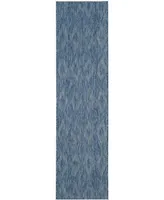 Safavieh Courtyard CY8522 Navy 2'3" x 8' Sisal Weave Runner Outdoor Area Rug