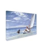 Edward Hopper 'Ground Swell' Canvas Art - 19" x 14" x 2"