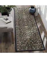 Safavieh Lyndhurst LNH338 Anthracite and Teal 2'3" x 8' Runner Area Rug