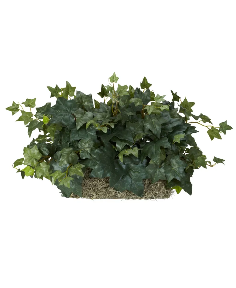 Nearly Natural Ivy Ledge Plant - Set on Foam Silk Plant