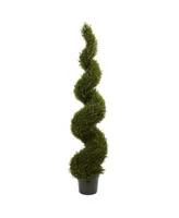 Nearly Natural 6' Rosemary Spiral Tree