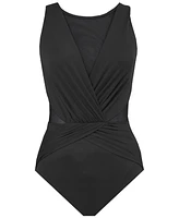 Miraclesuit Plus Size Palma Allover Slimming One-Piece Swimsuit