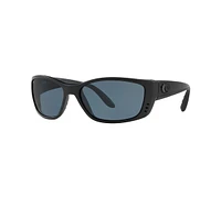 Costa Del Mar Polarized Sunglasses, Fisch Polarized 64