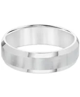 Triton Men's Stainless Steel Ring, Smooth Comfort Fit Wedding Band