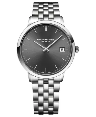 Raymond Weil Men's Swiss Toccata Stainless Steel Bracelet Watch 42mm