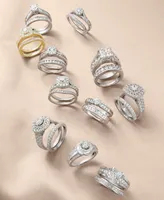 Diamond Cluster Bridal Set (1-1/2 ct. t.w.) 14k White Gold or Yellow