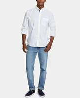 Nautica Men's Classic-Fit Stretch Solid Oxford Button-Down Shirt