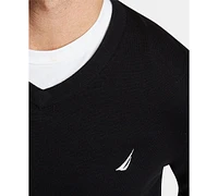 Nautica Men's Navtech Performance Classic-Fit Soft V-Neck Sweater