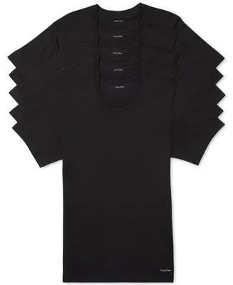 Calvin Klein Men's 5-Pack Cotton Classics Crew Neck Undershirts, Created for Macy's