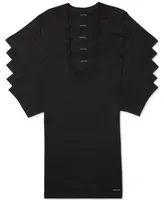 Calvin Klein Men's 5-Pack Cotton Classics Crew Neck Undershirts, Created for Macy's