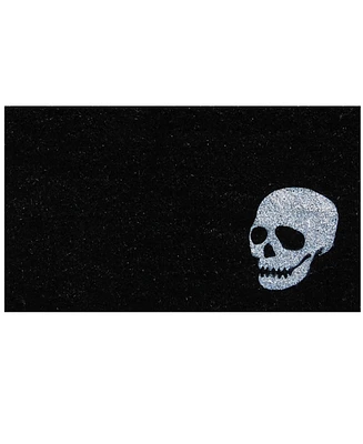 Home & More Skull Natural Coir/Vinyl Doormat, 24" x 36"