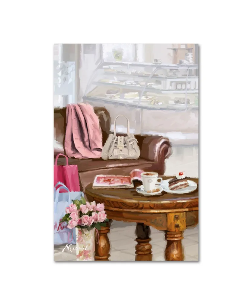 The Macneil Studio 'Coffee Shop 2' Canvas Art - 19" x 12" x 2"