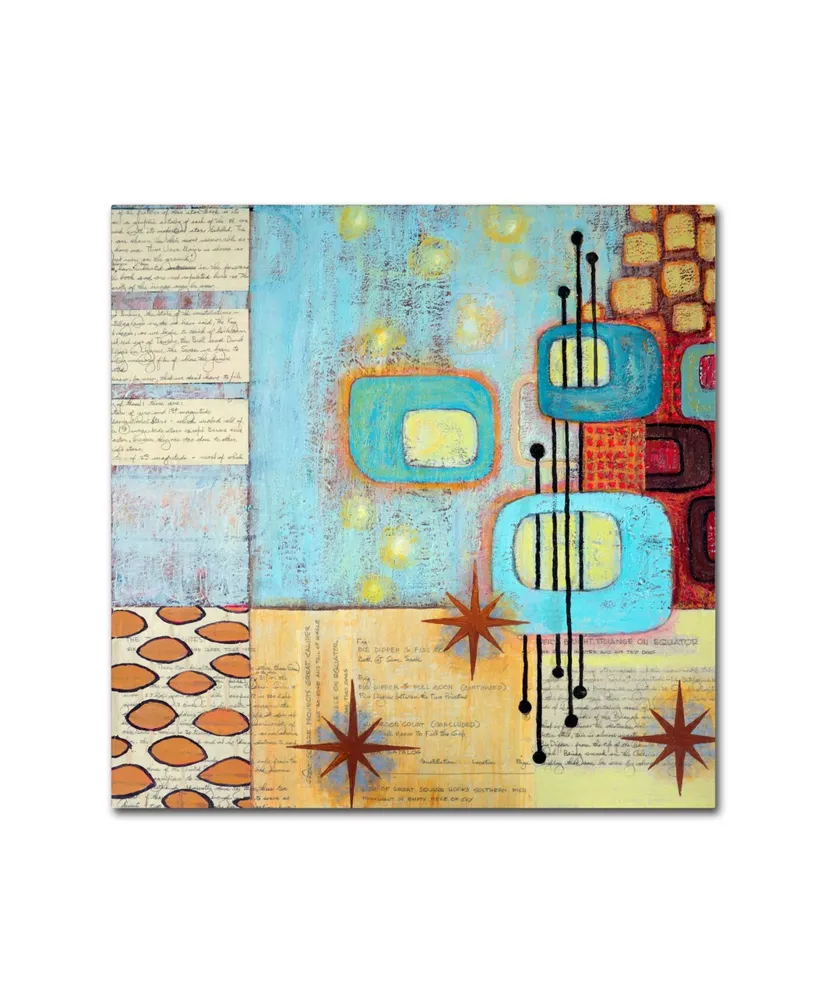 Rachel Paxton 'Urban City Sparkle' Canvas Art - 14" x 14" x 2"