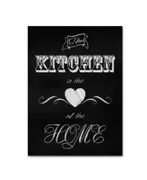 Tina Lavoie 'The Kitchen Is The Heart' Canvas Art - 19" x 14" x 2"