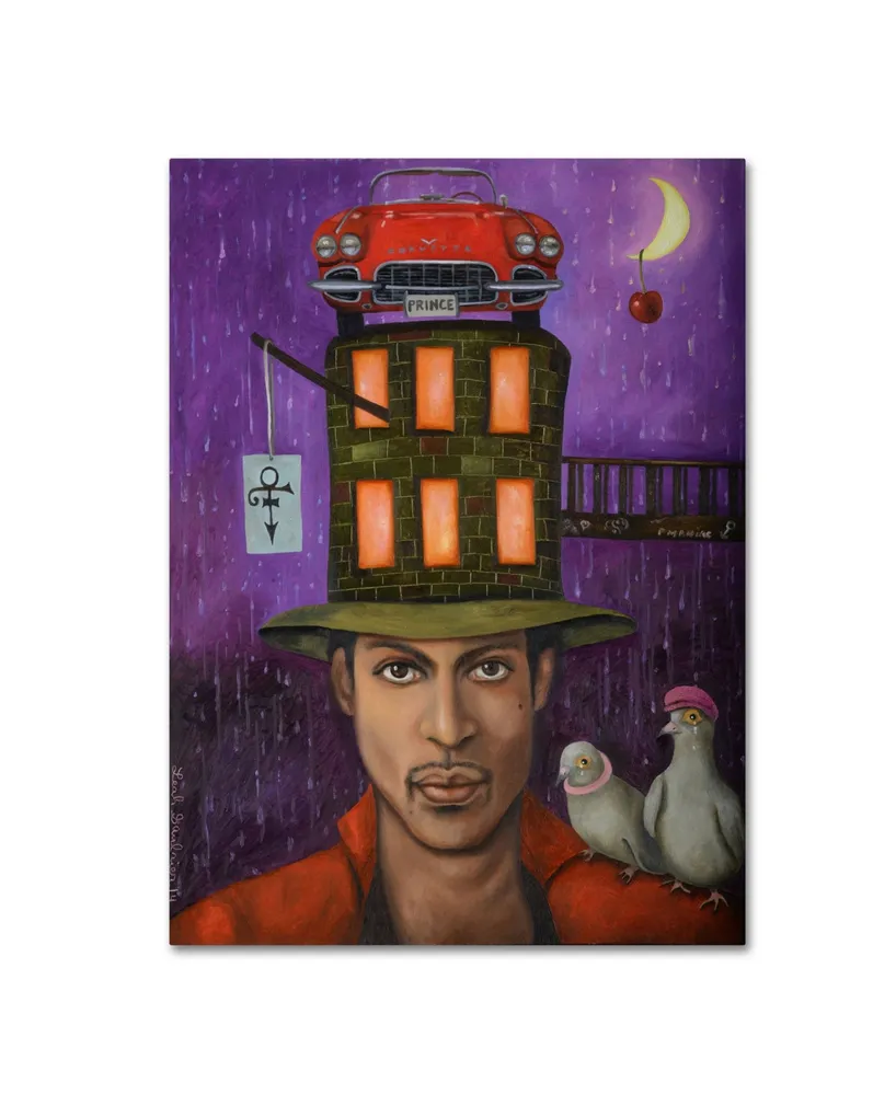 Leah Saulnier 'Prince' Canvas Art - 24" x 18" x 2"