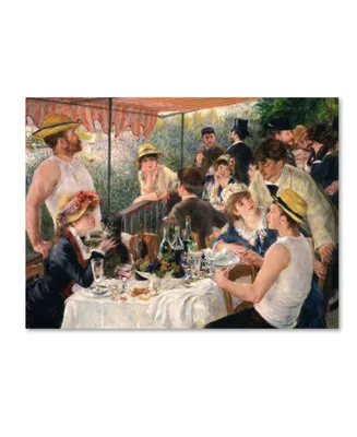 Pierre Renoir 'The Luncheon of the Boating Party' Canvas Art - 32" x 24" x 2"