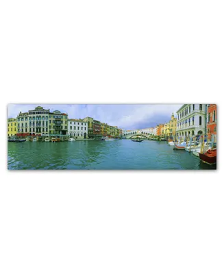 John Xiong 'Venice Waterways' Canvas Art - 19" x 6" x 2"