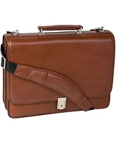 Mcklein Lexington Flapover Double Compartment Briefcase