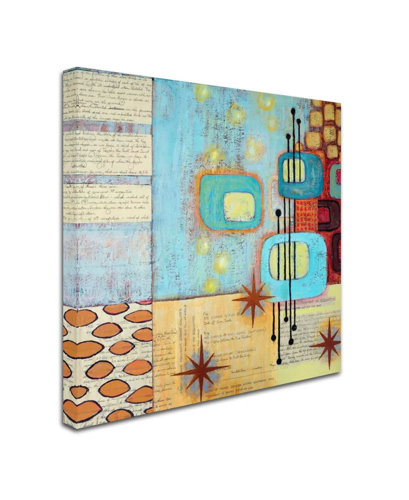 Rachel Paxton 'Urban City Sparkle' Canvas Art - 14" x 14" x 2"