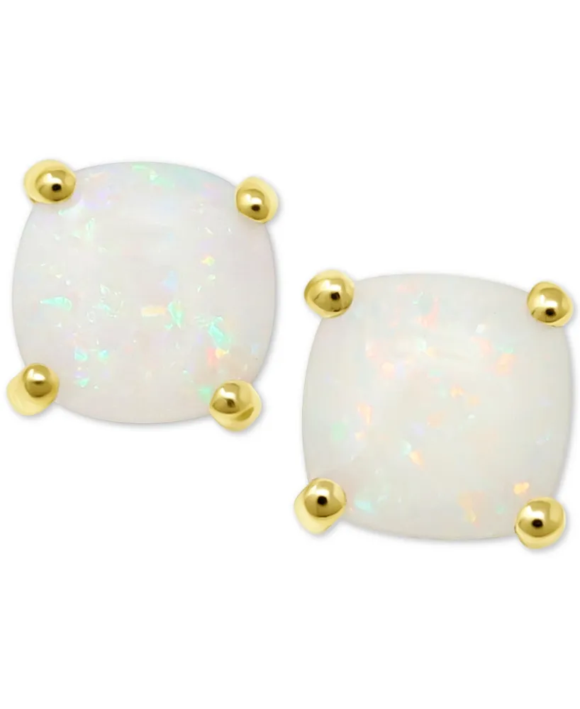 Opal (1 ct. t.w.) Stud Earrings in 14k Gold