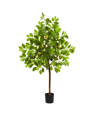 Nearly Natural 4' Lemon Artificial Tree