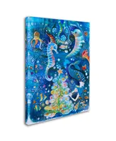 Oxana Ziaka 'In the Sea' Canvas Art - 19" x 14" x 2"