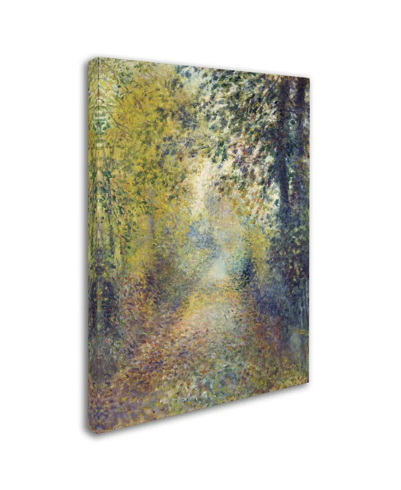 Renoir 'In The Woods' Canvas Art - 47" x 35" x 2"