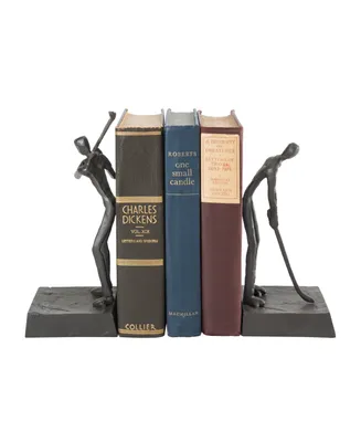 Danya B. Golfers Iron Bookend Set - Golf Home and Office Decor