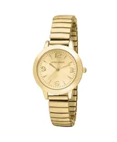 Laura Ashley Gold Stretch Bracelet Watch